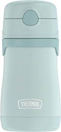 Keeps Baby's Drinks Cold: THERMOS 10oz Straw Bottle