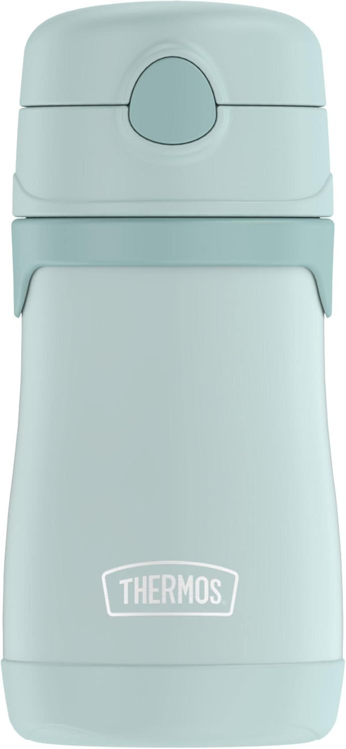 Keeps Baby's Drinks Cold: THERMOS 10oz Straw Bottle