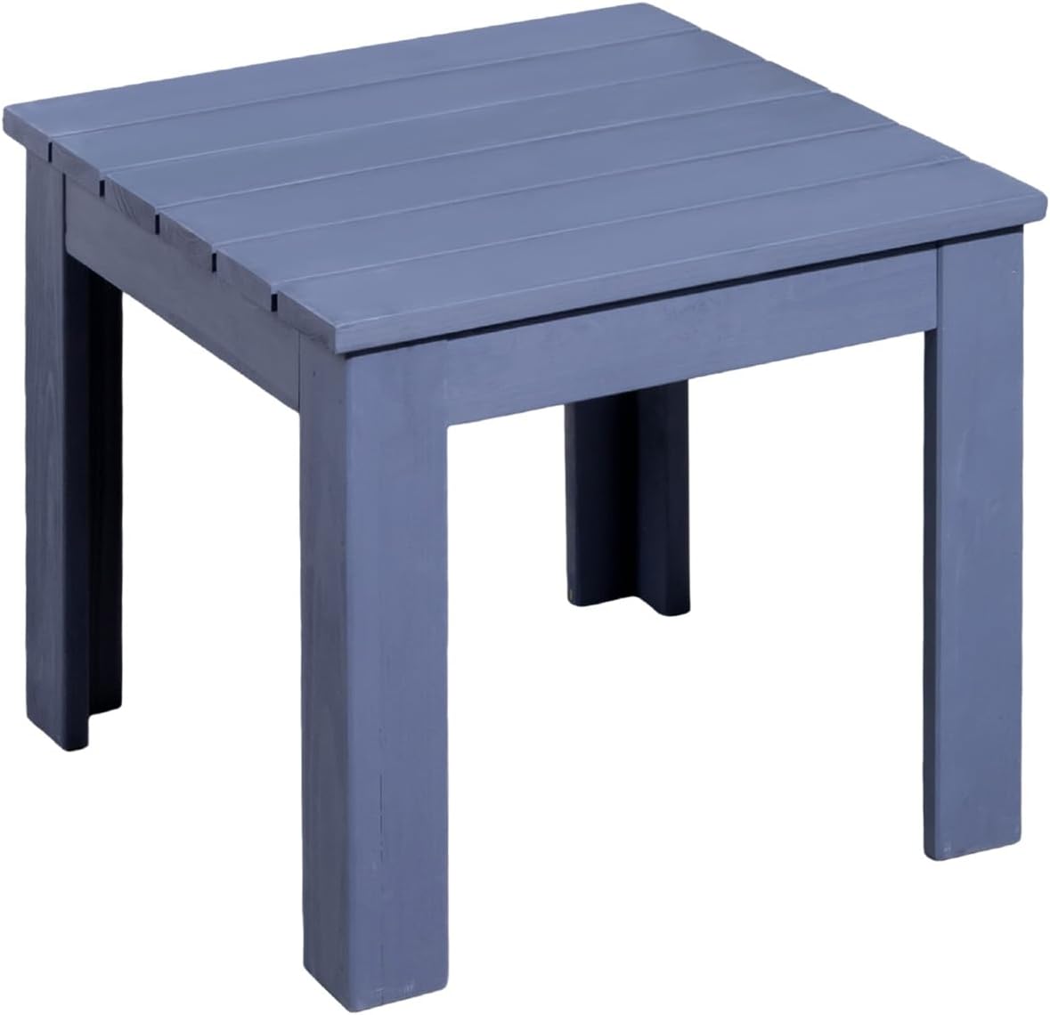 VINGLI Outdoor Adirondack Side Table for Patio and Garden Use