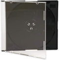 Maxtek Ultra Thin 5.2mm Slim Clear CD Jewel Case 100 Pack - Space