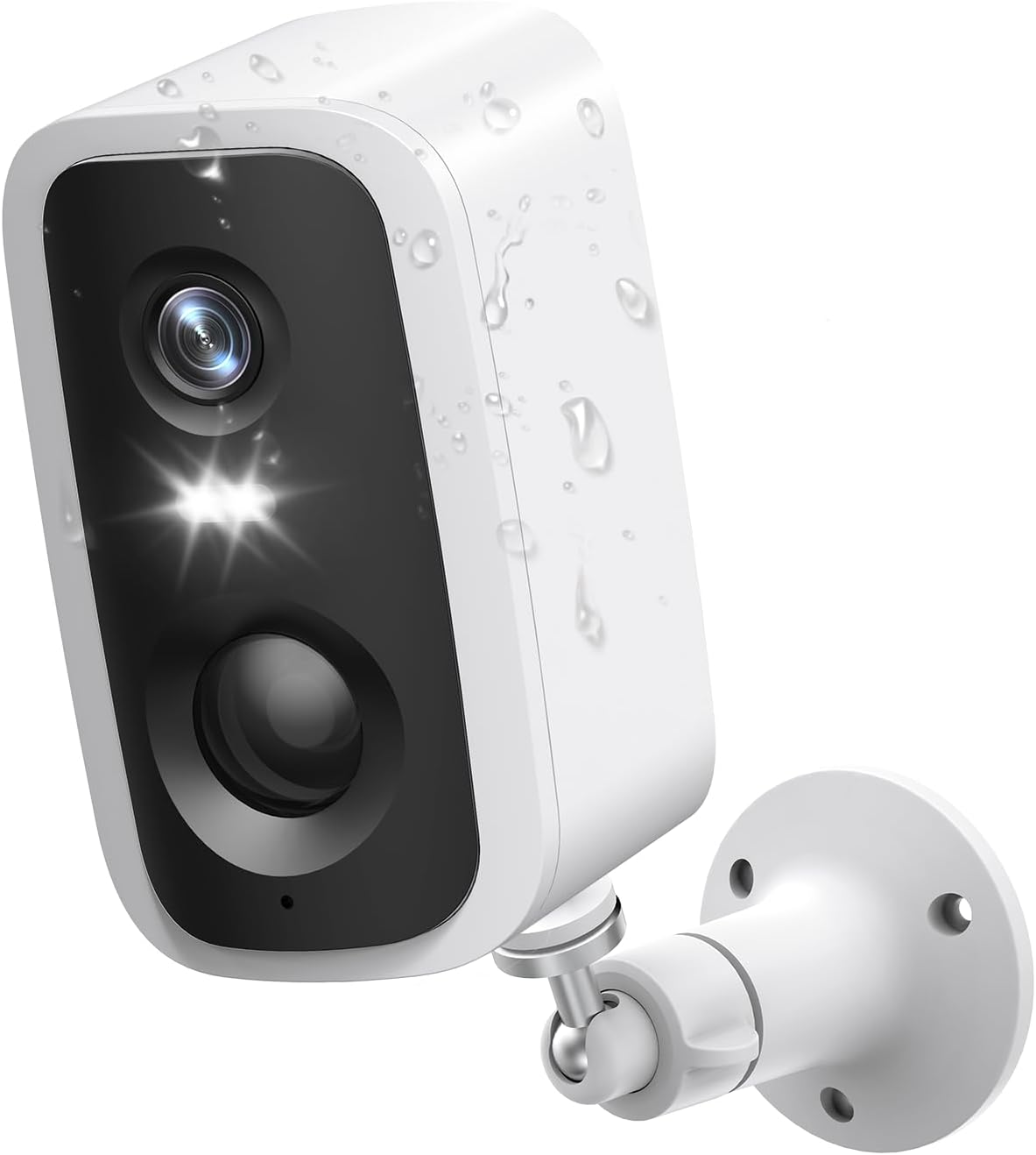 2K HD Wireless Outdoor Security Camera - 2-Way Talk, AI Motion Detection