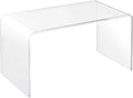 HOMCOM 32 Clear Acrylic Waterfall Coffee Table