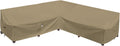 Heavy Duty Outdoor Sectional Sofa Cover 115in x 115in - Desert Khaki
