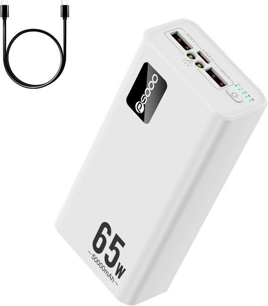 50000mAh Power Bank with 65W Fast Charging for All Devices