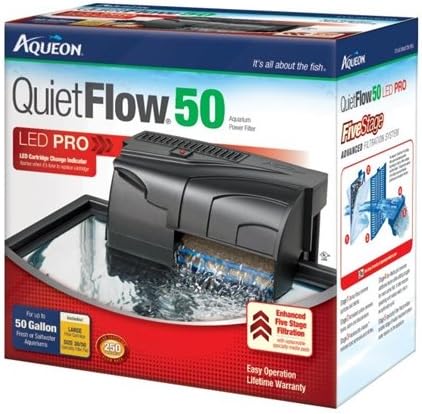 QuietFlow Aqueon 50 LED Pro Power Filter for Aquatic Environments