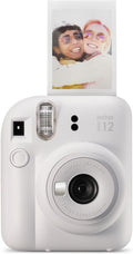 Fujifilm Instax Mini 12 Instant Film Camera, Clay White - Cute Instant