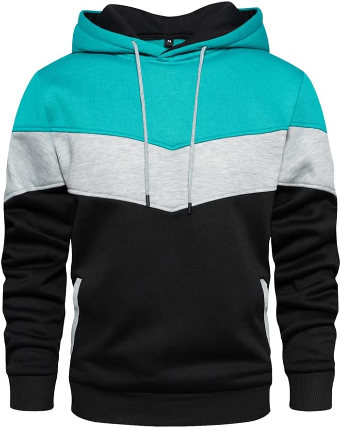 TOLOER Men's Cozy Fleece Hoodie with Pockets