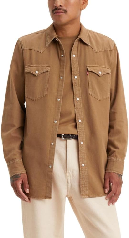 Levi's Men's Classic Western Shirt with Timeless Style and Comfort