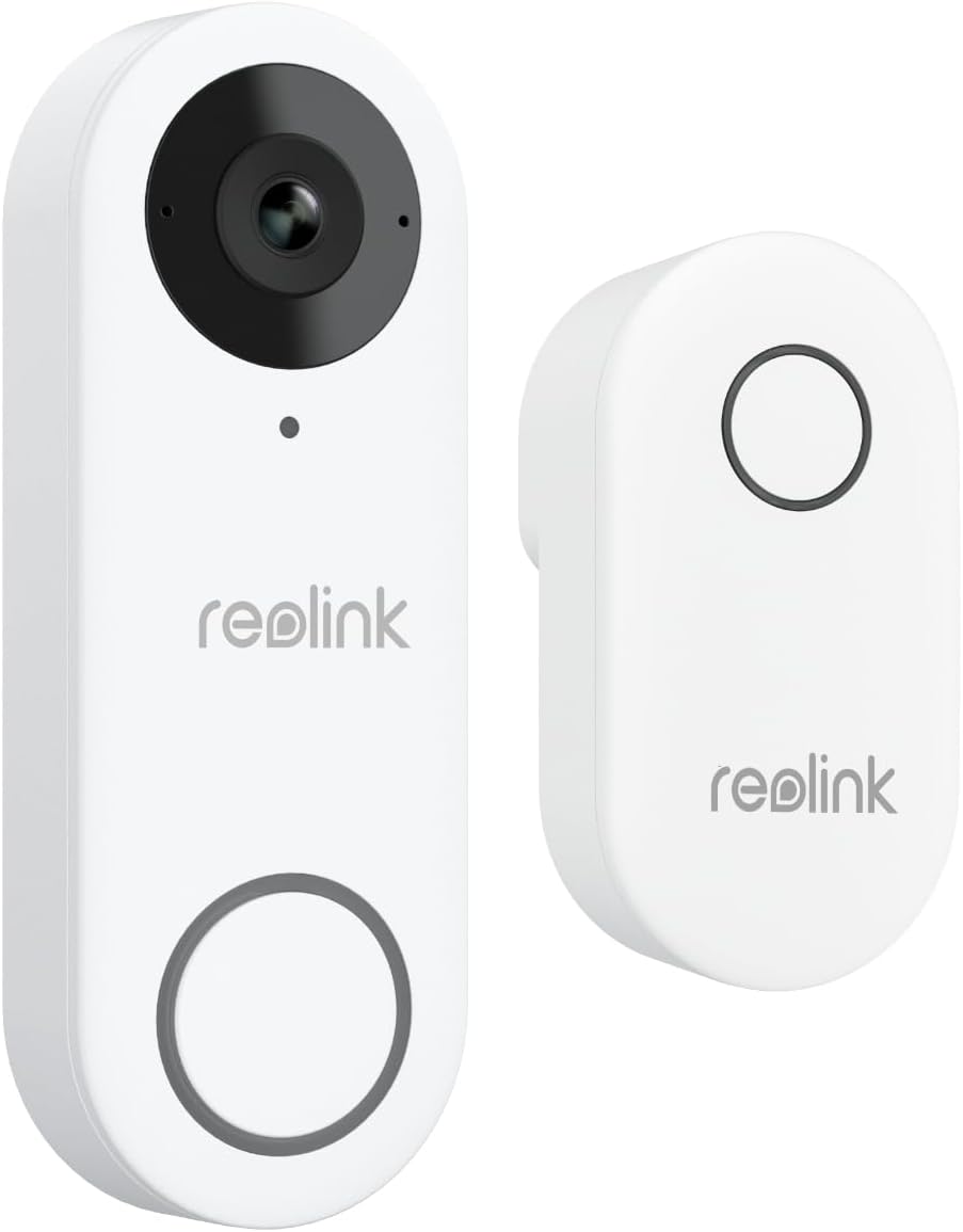 REOLINK 2K Video Doorbell: Clear View, Smart Alerts