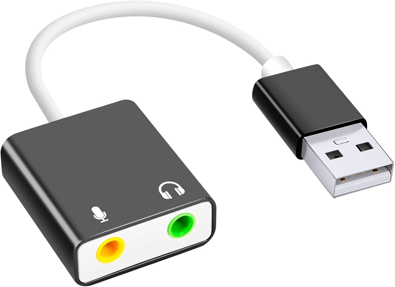 Plug & Play USB Audio Adapter for PC/Laptop