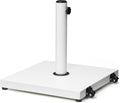Patio Umbrella Base 43lbs Concrete Stand with Wheels - Stable