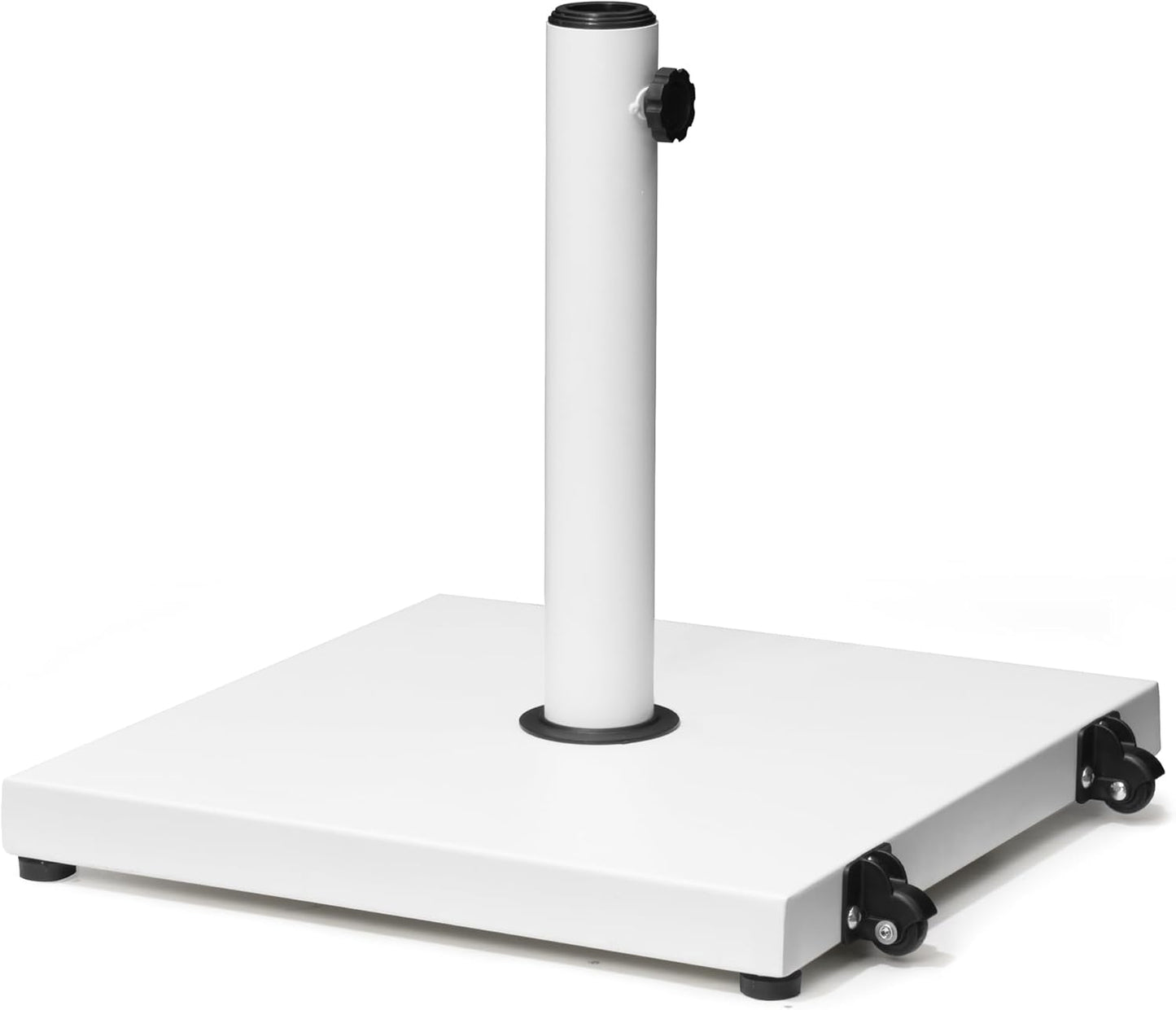 Patio Umbrella Base 43lbs Heavy Duty Stand with Wheels for Stability
