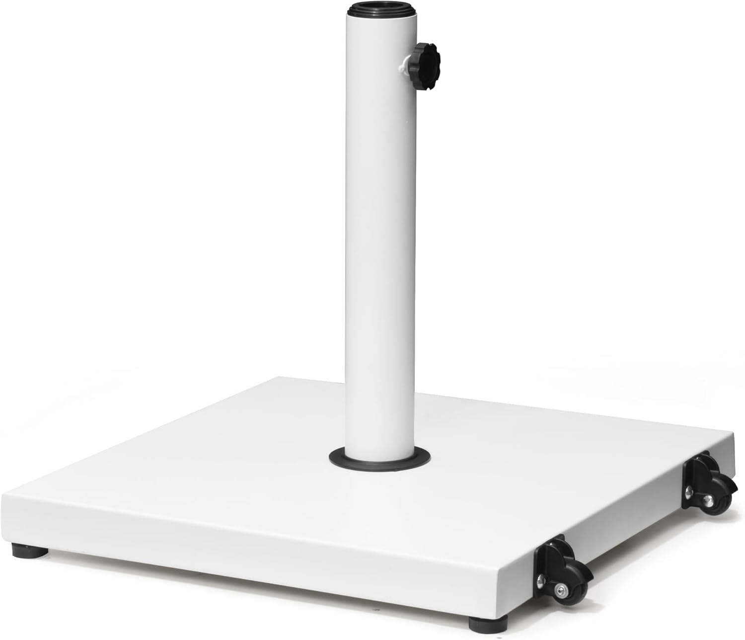 Patio Umbrella Base 43lbs Heavy Duty Stand with Wheels for Stability