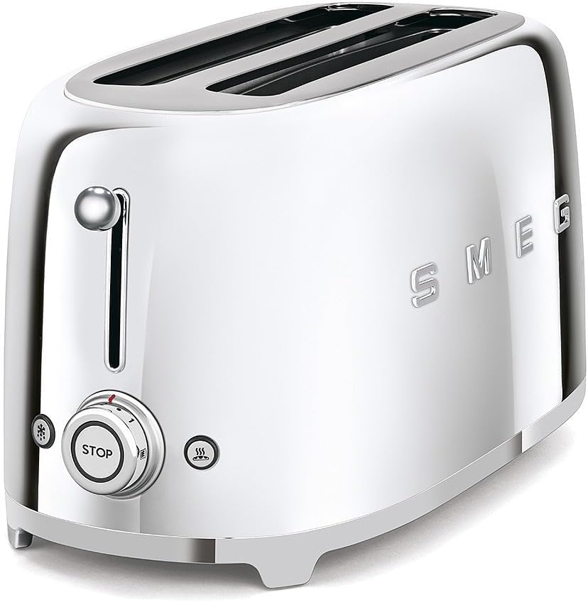 Smeg 50fts Retro 4-Slice Toaster with Extra Wide Slots