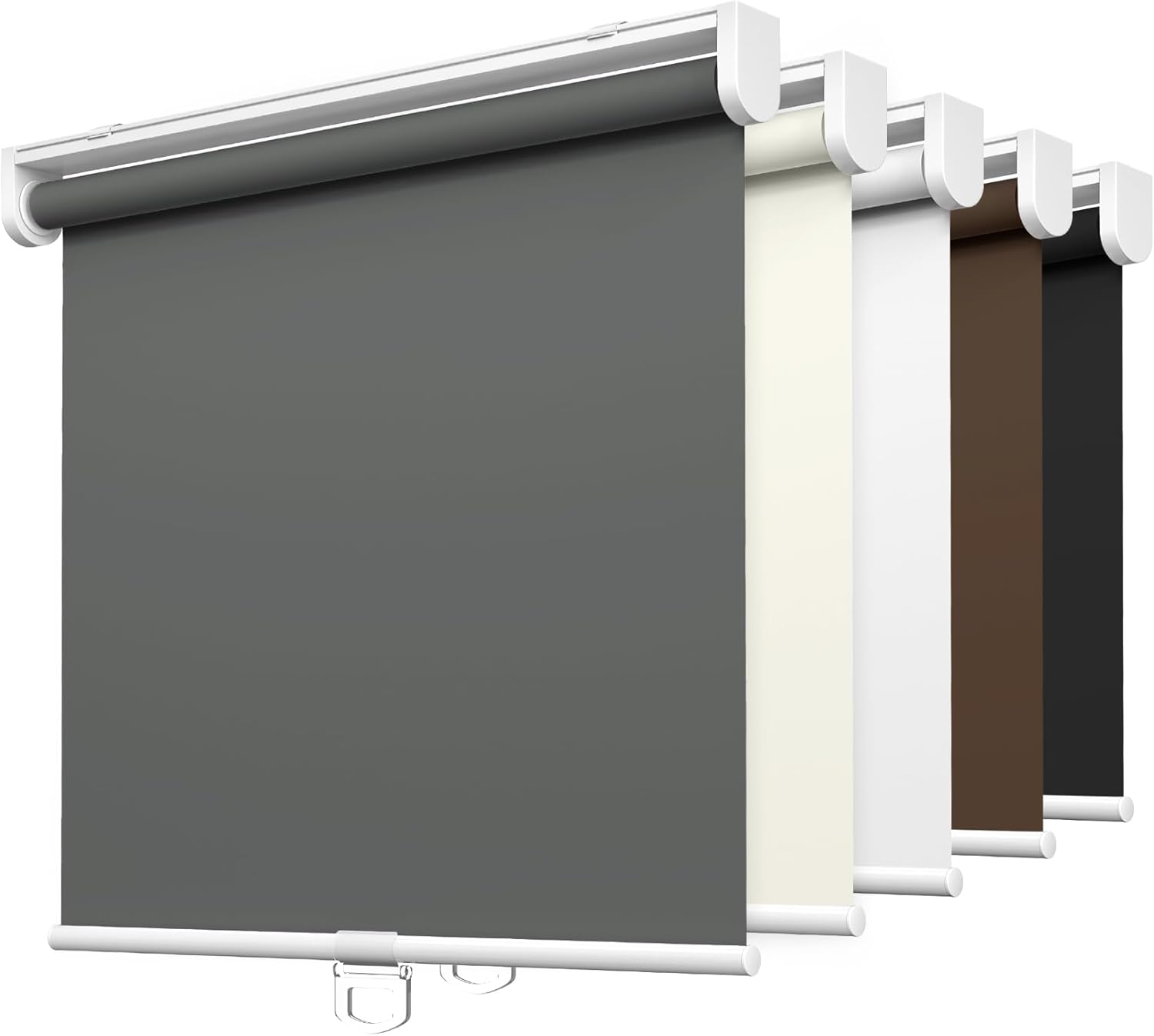 LazBlinds No Tools No Drill Cordless Roller Shades for Windows