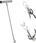 Stainless Steel Fishing Hook Remover Dehooker Tool - 17in Durable