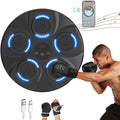 Music Boxing Machine with Gloves - Smart Bluetooth Wall Mount Trainer
