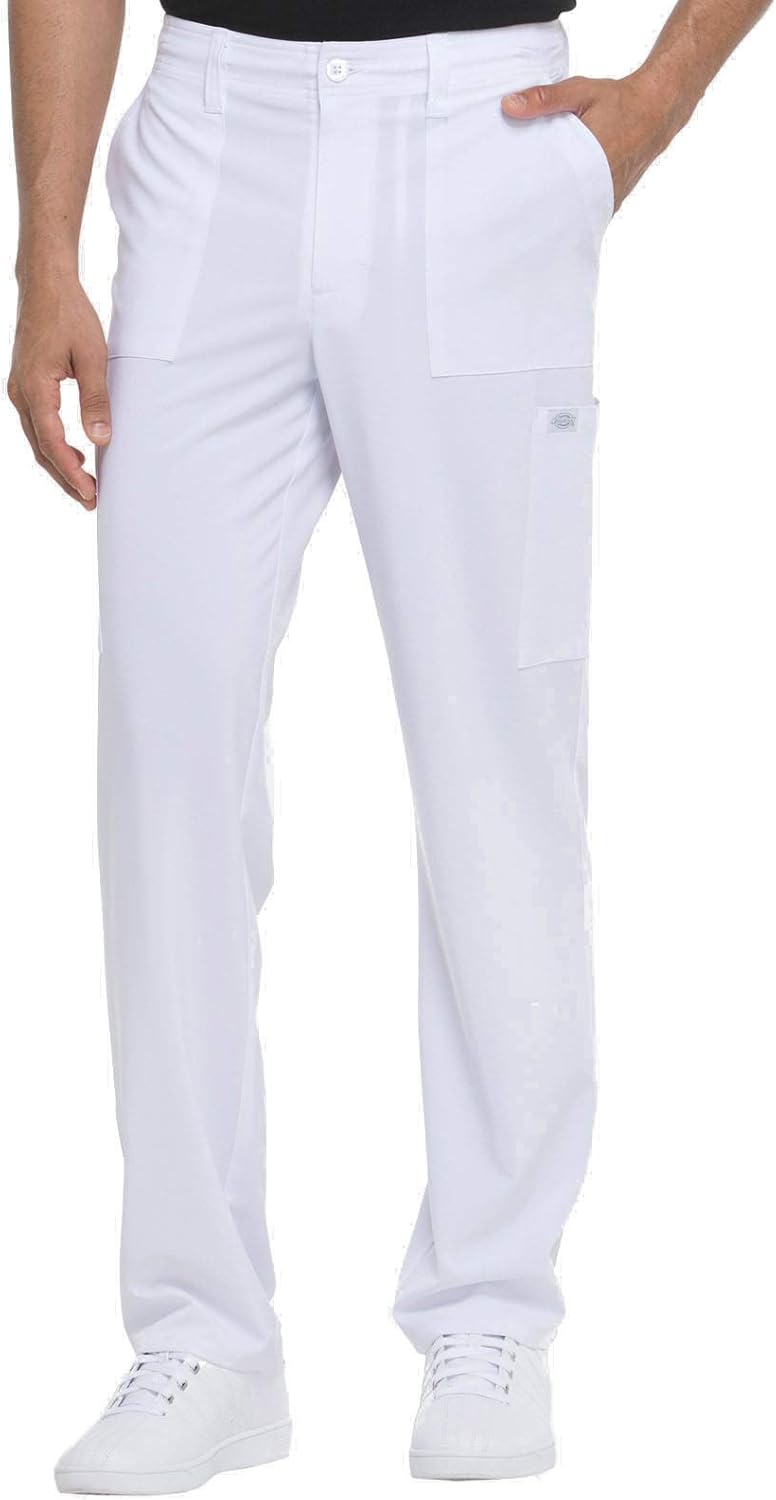 Dickies Men's Scrub Pants with 6 Pockets and Elastic Waistband