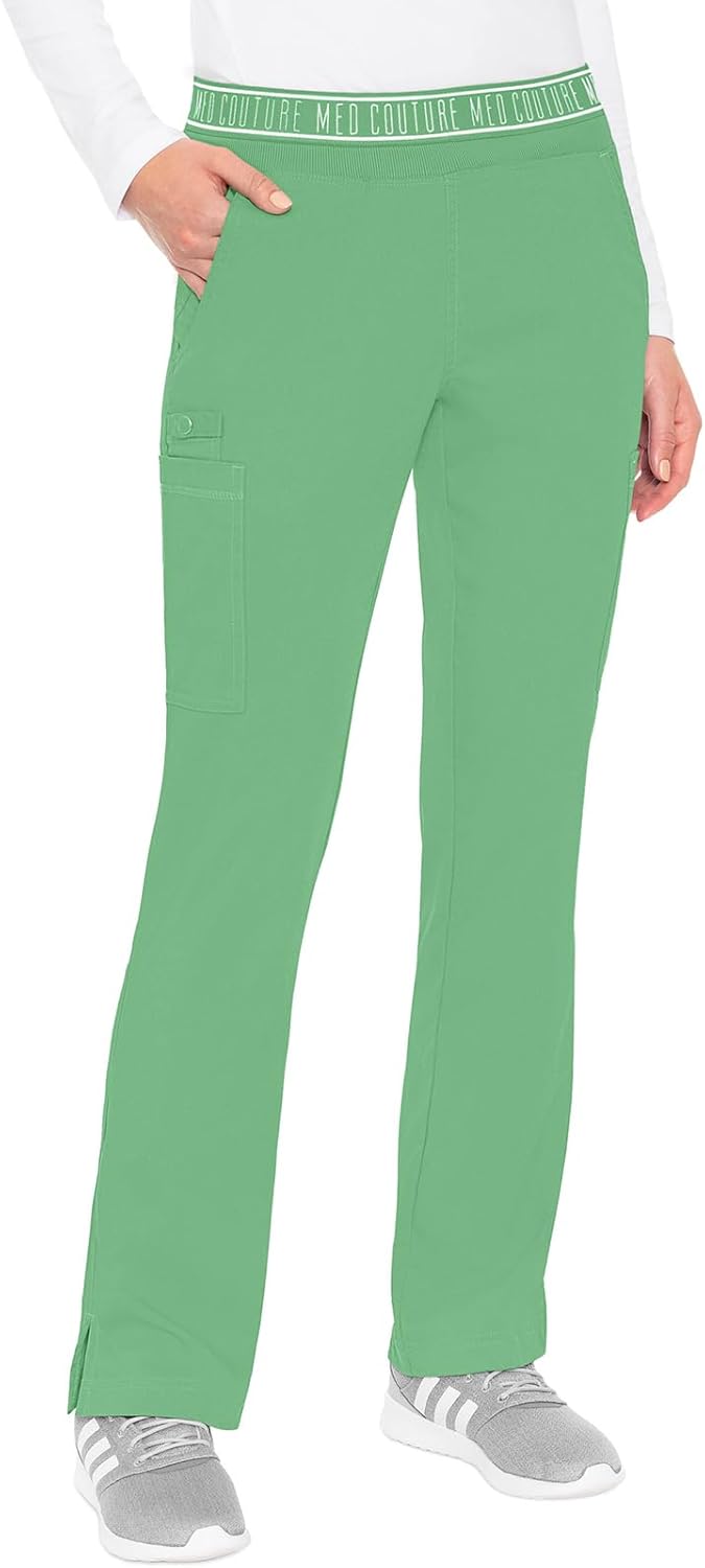 Med Couture Women's Yoga Pull-On Pant with 7 Pockets