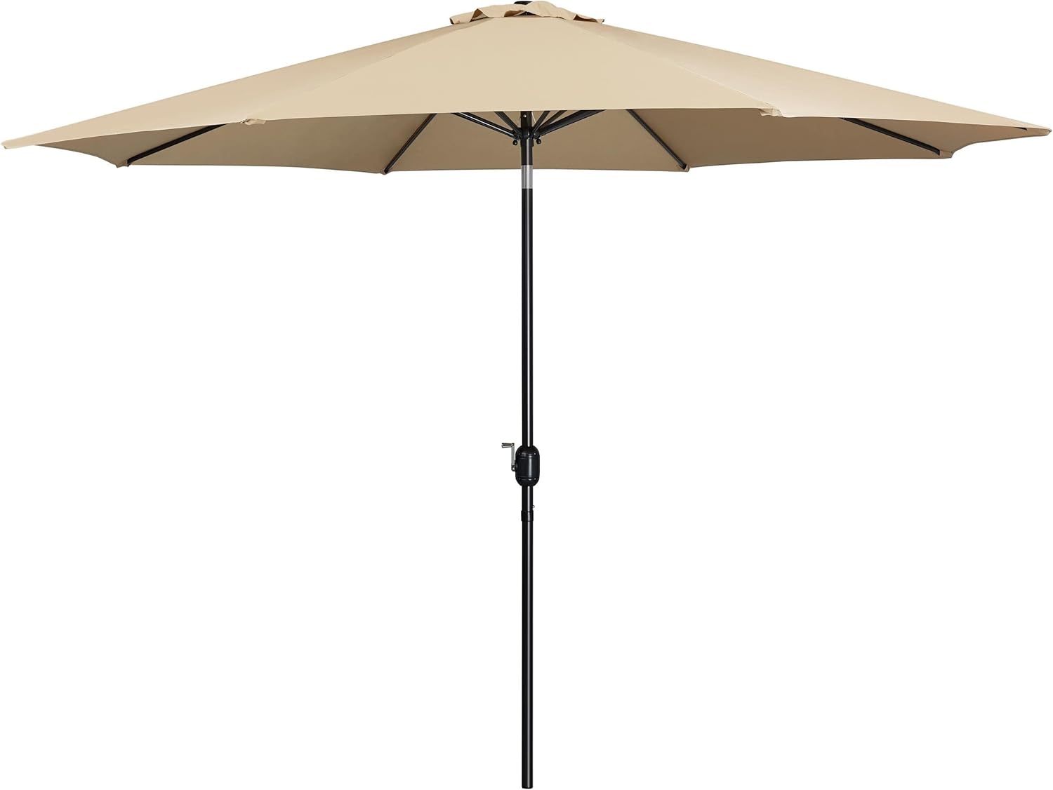 11FT Patio Umbrella with Push Button Tilt & Crank for Shade