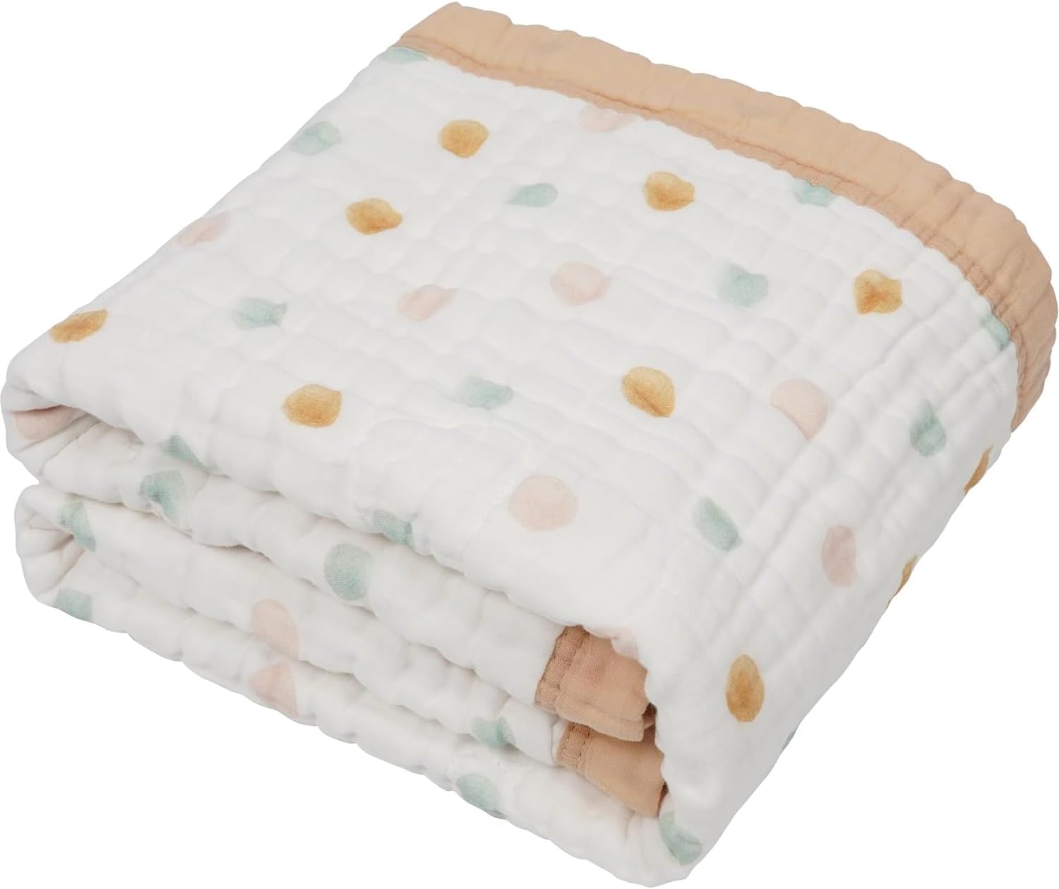 Organic Cotton Muslin Baby Blanket for Boys & Girls - Soft Quilt