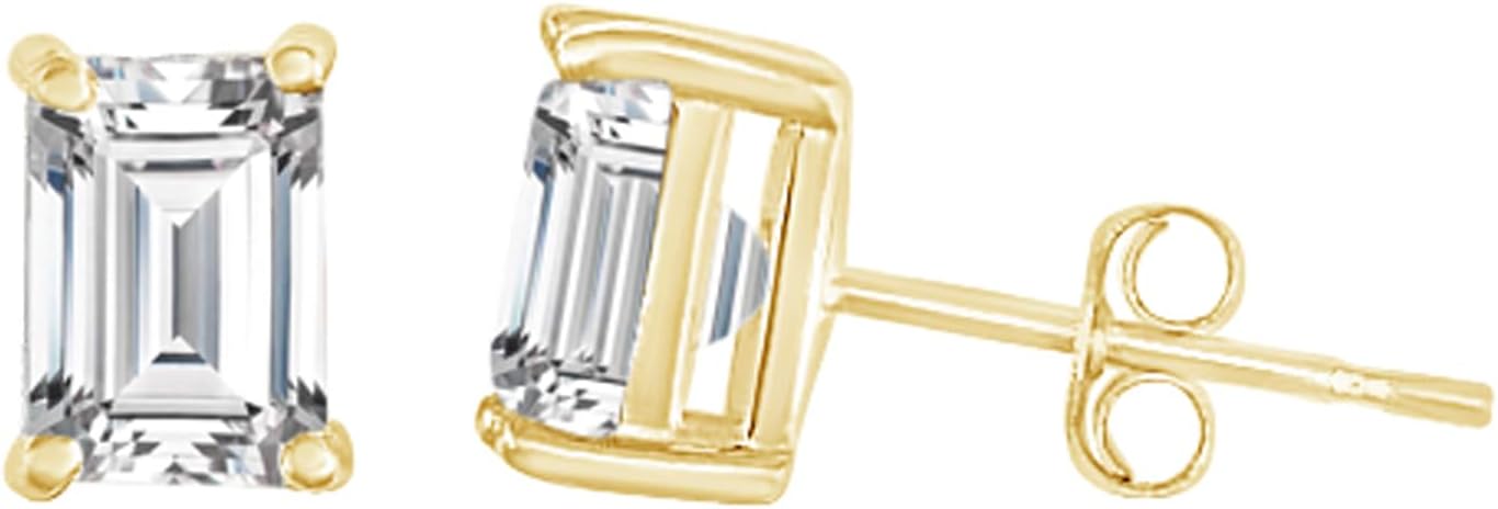Houston Diamond District IGI Certified Lab Grown Diamond Stud Earrings