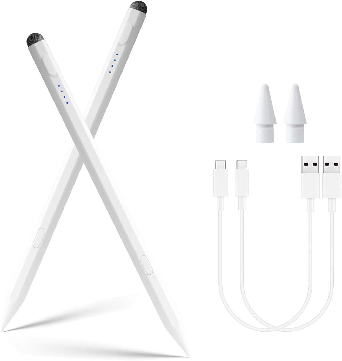 Stylus Pen for iPad Pro 11th A16/10th Gen - 2 Pack Active