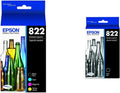 T822 DURABrite Ultra Black & Color Cartridge Combo Pack - Standard