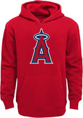 MLB Kids Youth Team Color Fleece Pullover Hoodie - Los Angeles Angels