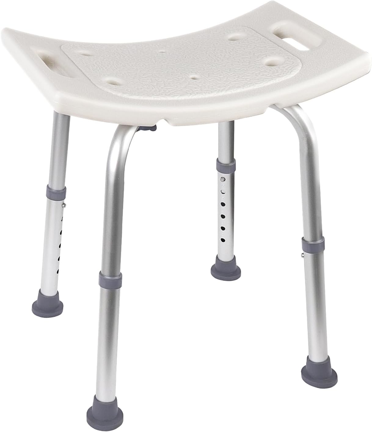 Adjustable Lightweight Shower Chair for Elderly & Disabled - 300 lbs Load - Ez2care