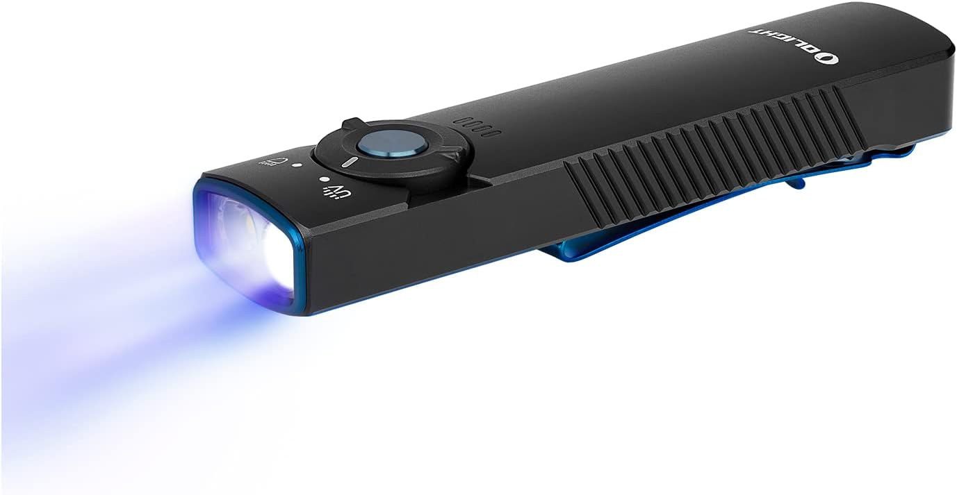 OLIGHT Arkfeld UV Rechargeable EDC Flashlight for Detection