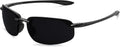 JULI Sports Sunglasses for Men TR90 Rimless Frame MJ8001 - HD Vision