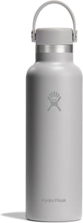 Hydro Flask Water Bottle 21 oz Birch Gray - Insulated, Leakproof