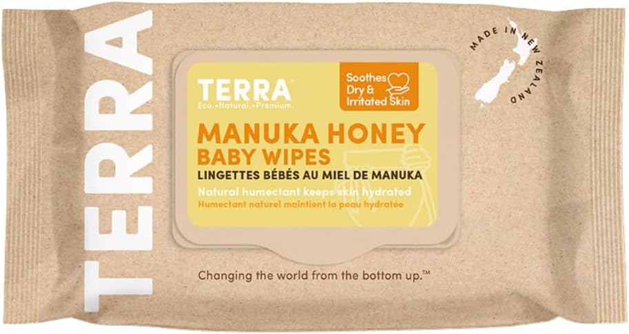 Organic Bamboo Baby Wipes: Pure, Eco-Friendly, Gentle & Unscented ~ Terra