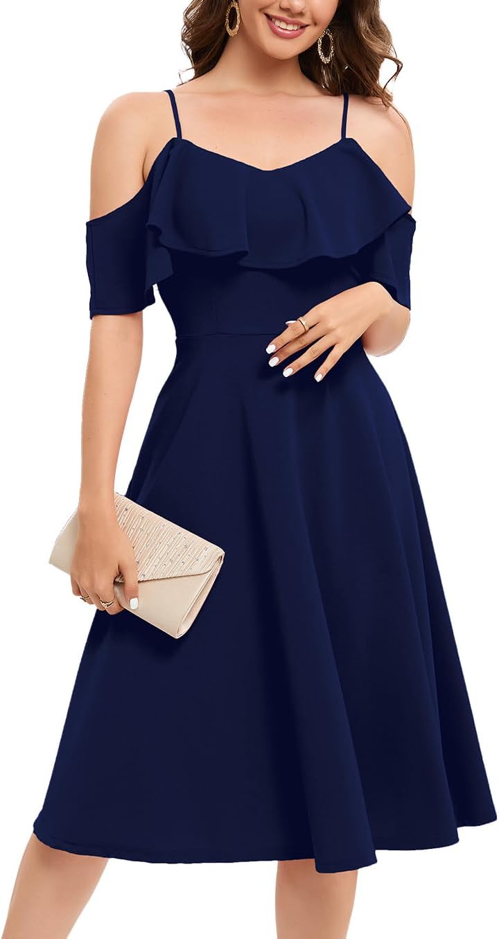 Elegant Off The Shoulder Cocktail Dress for Any Occasion