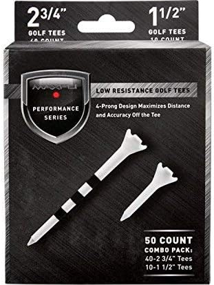 Maxfli Low Resistance Golf Tees - 50 Pack: Boost Your Performance!