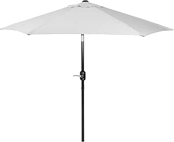 Punchau Outdoor Patio Umbrella - Easy Open/Close Crank Design