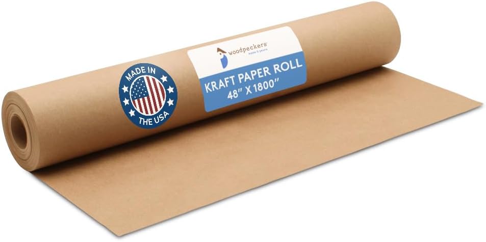 Brown Craft Paper Roll for Eco Friendly Gift Wrapping and More
