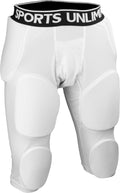 Youth Football Girdle with 7 Pads - Lightweight Protection for Boys