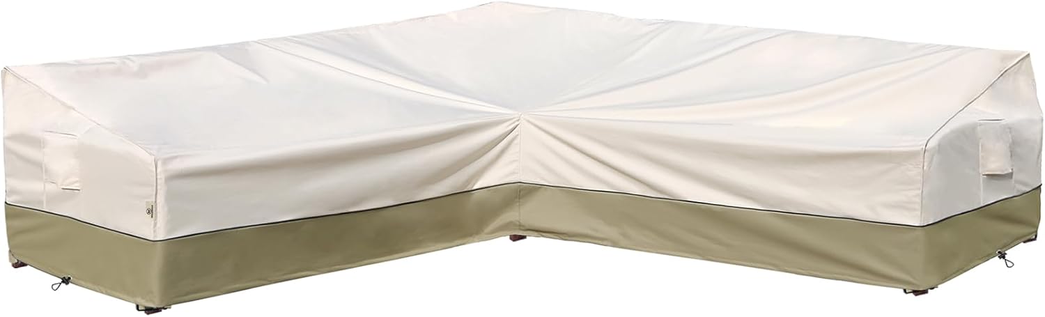 Patio Outdoor Sectional Cover Waterproof Heavy Duty 600D Fabric