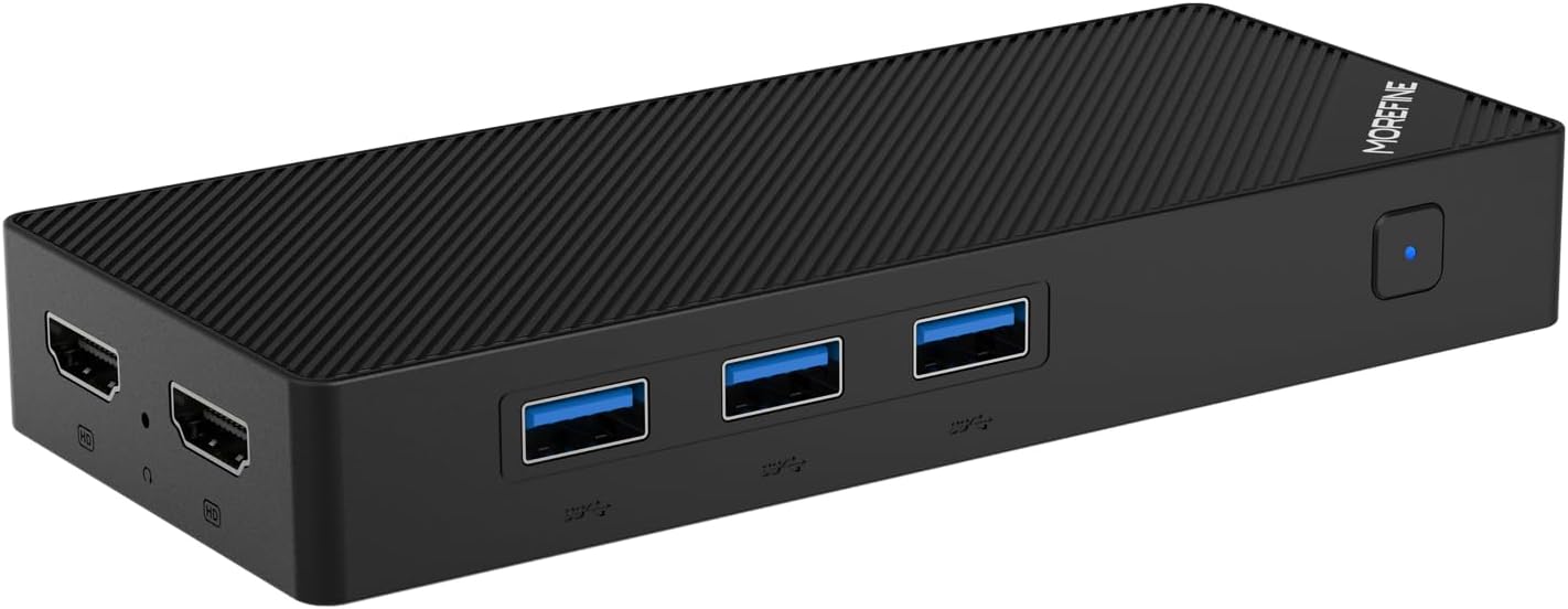 MOREFINE M10 Mini PC with 12GB RAM and 512GB SSD for Home Office
