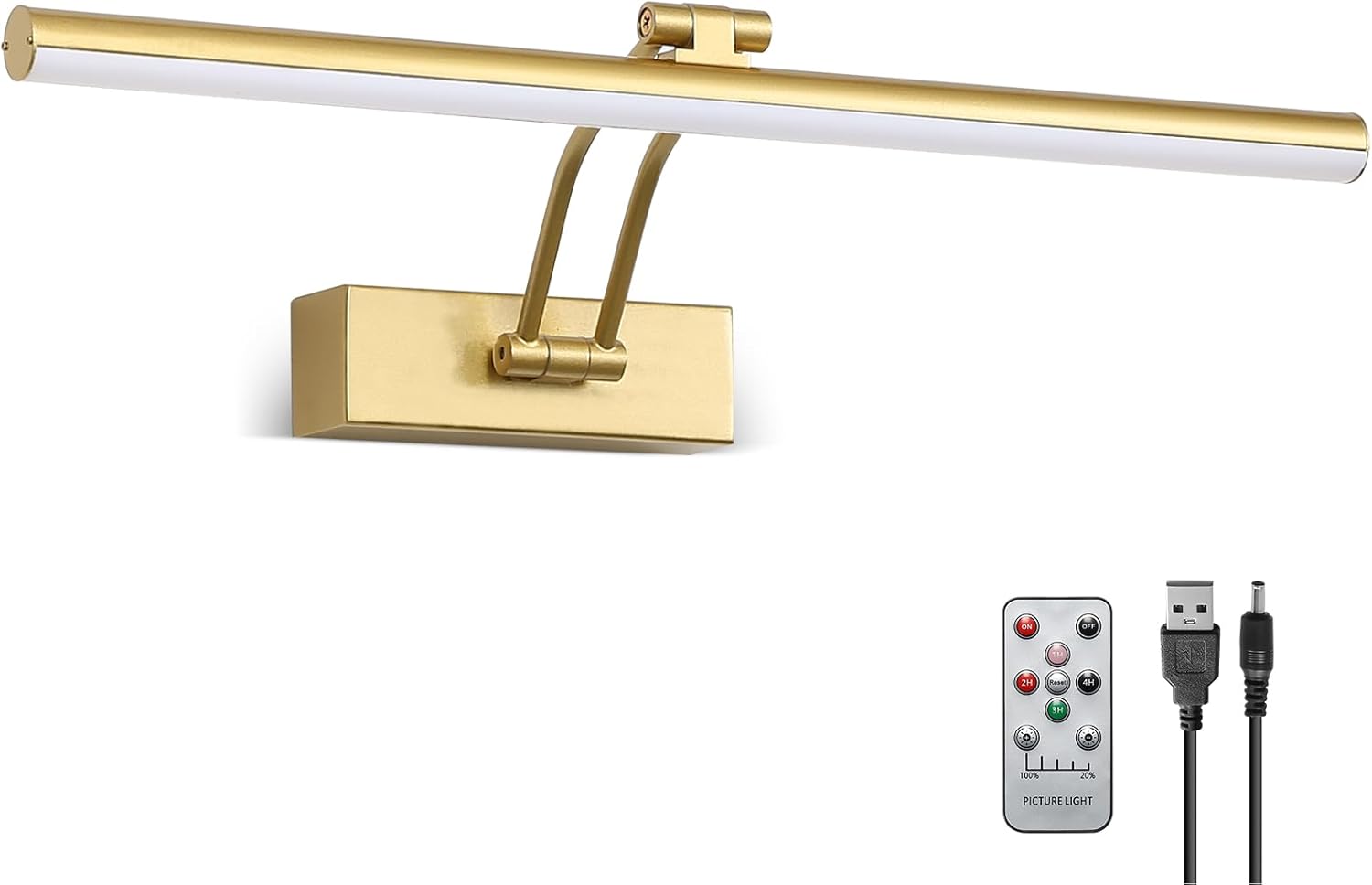 Wireless Picture Light with Remote for Art and Portrait Display