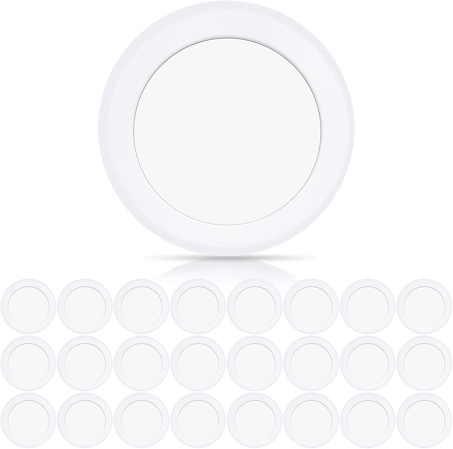 ECOELER 24 Pack 5/6in LED Disk Light for Dimmable Ceiling Use