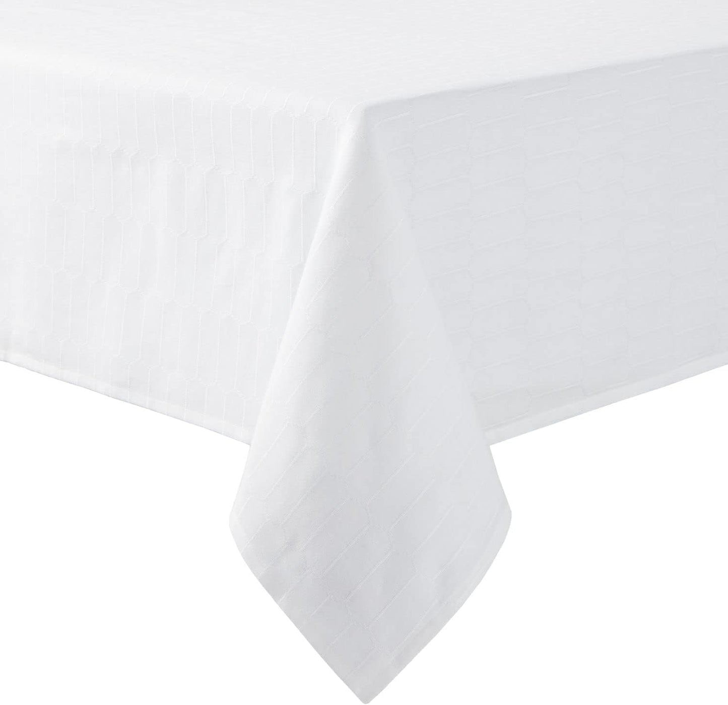 Martha Stewart Honeycomb Modern Farmhouse Tablecloth for Dining