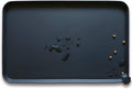 X-Large Silicone Pet Food Mat 28in x 20in - Non Slip Black