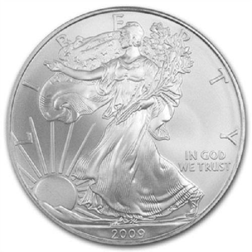 2009 1 oz American Silver Eagle Coin with Certificate of Authenticity