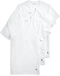 POLO RALPH LAUREN Men's Slim Fit Cotton V-Neck Undershirt 3-Pack
