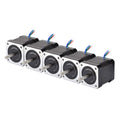 Nema 17 Stepper Motor 5-Pack - 2A, 83.6 oz.in Torque