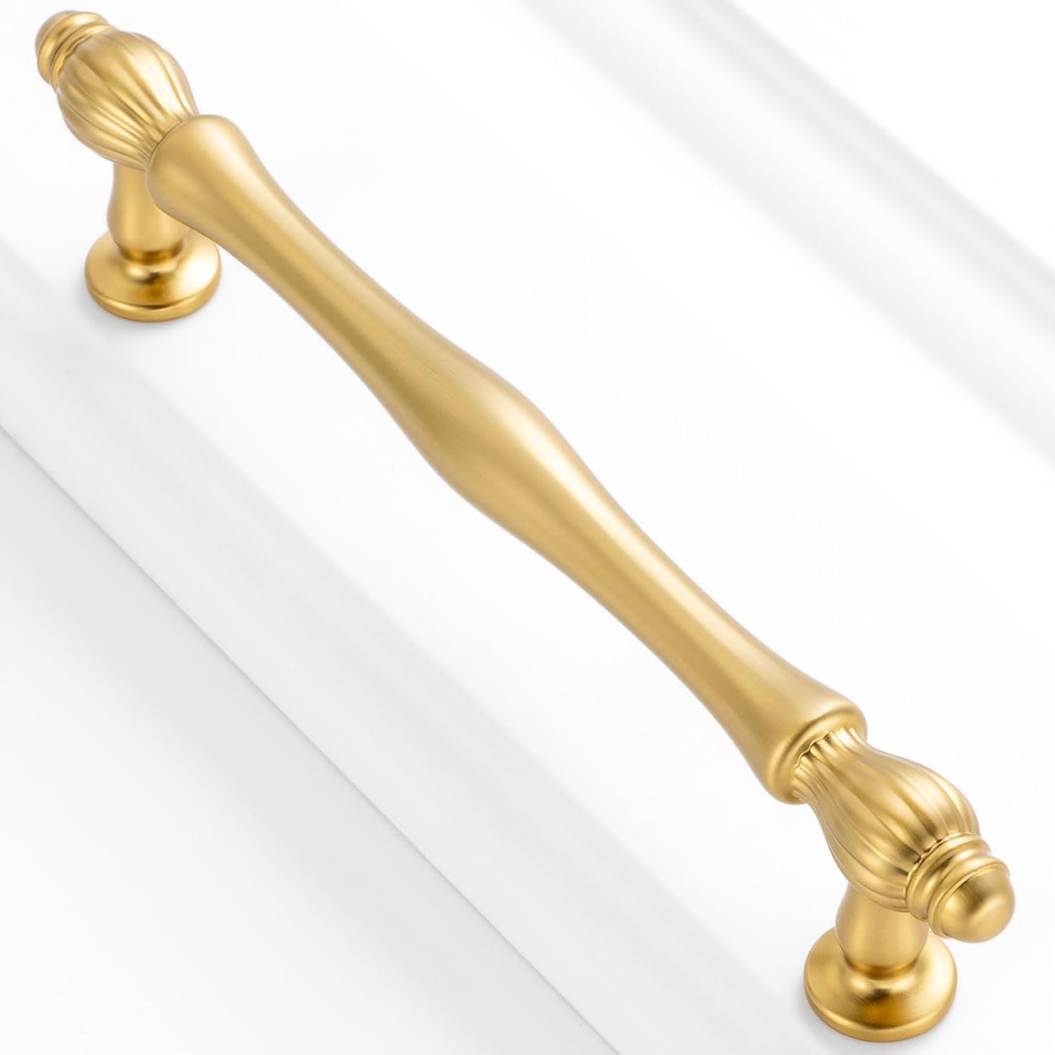 Brushed Gold Kitchen Cabinet Handles for Elegant Home Decor