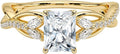 1-3 CT Moissanite Engagement Ring - Radiant Cut Classic